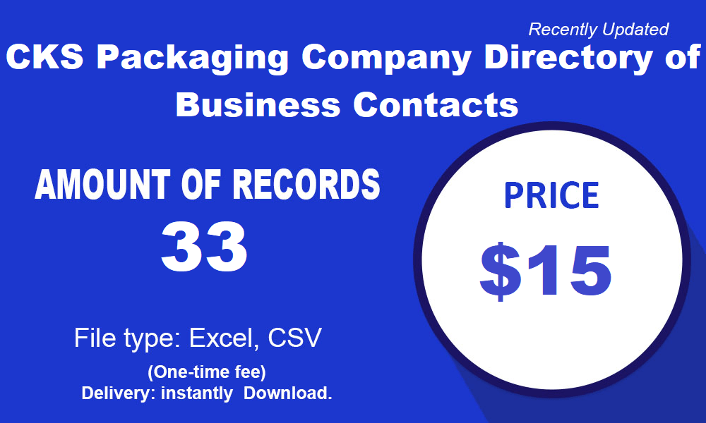 Business Contacts at CKS Packaging