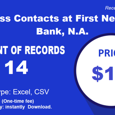Poslovni kontakti u First Neighbor Bank, NA