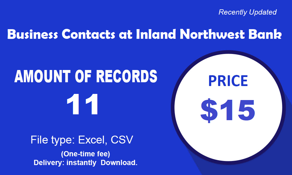 Business Contacts at Inland Northwest Bank