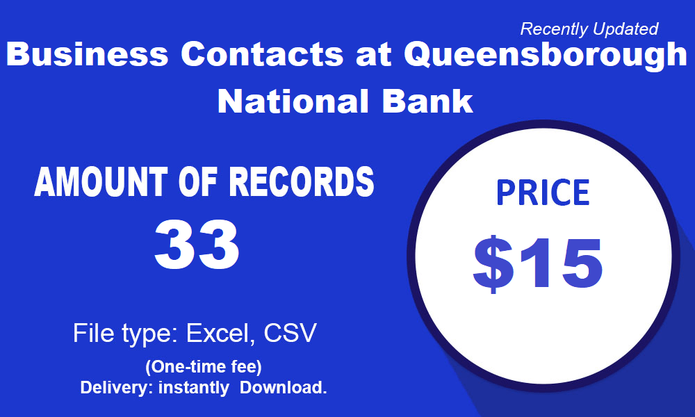 Business Contacts at Queensborough National Bank