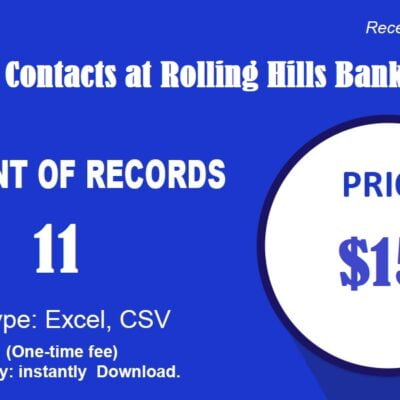 Contacts commerciaux chez Rolling Hills Bank & Trust