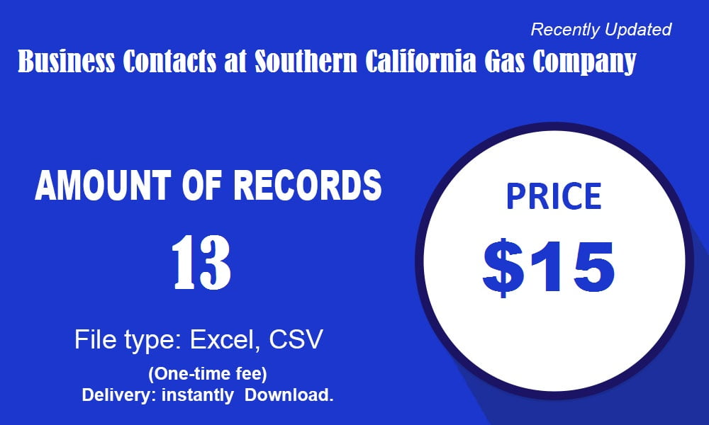 南加州天然氣公司的業務聯繫