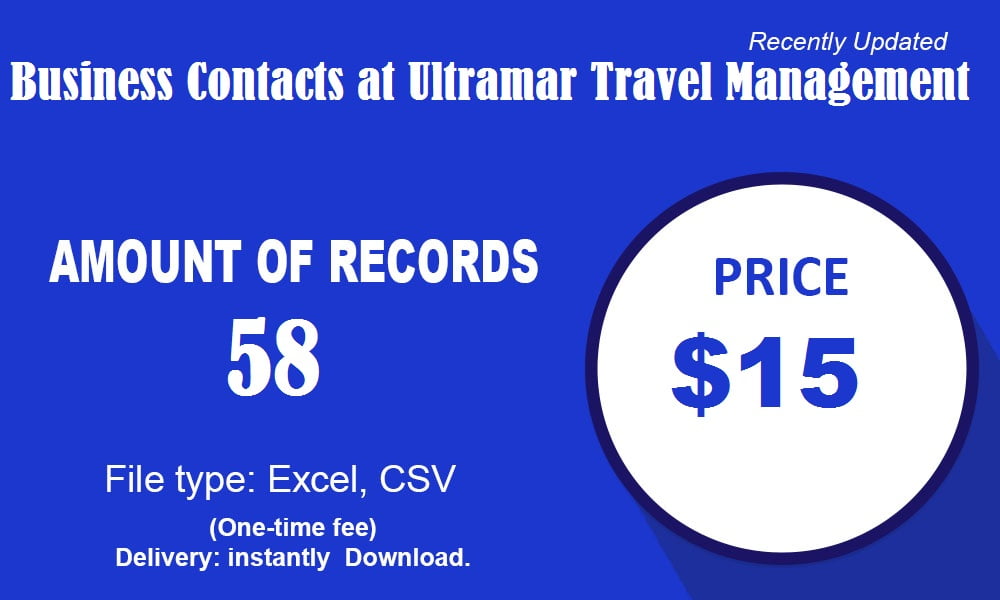 Contactos Comerciales en Ultramar Travel Management