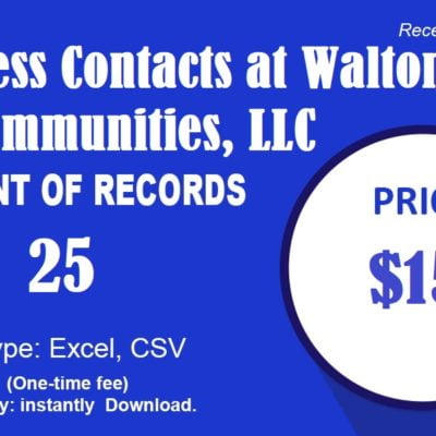 Business Contacts at Walton Communities, LLC