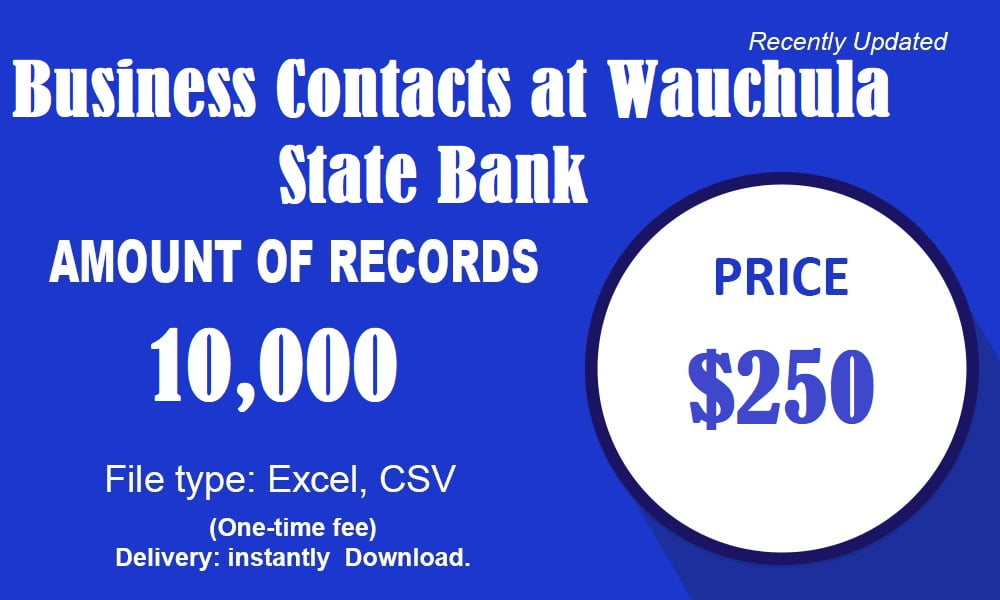 Contatti commerciali presso la Wauchula State Bank