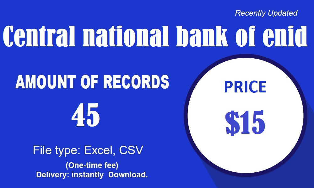 Централна национална банка на enid