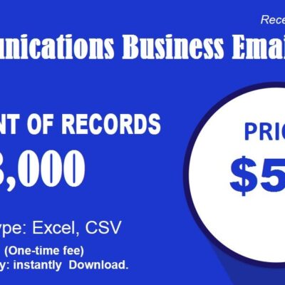 Communications business email list