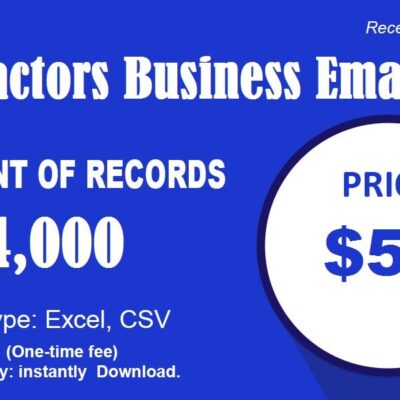 Contractors Business Email List