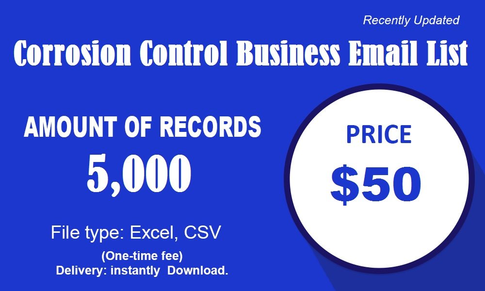 Corrosion Control Business Email List