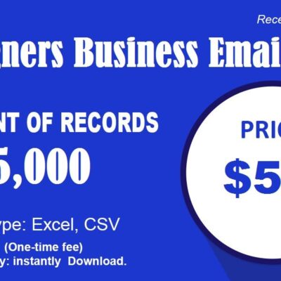 Designers business email list