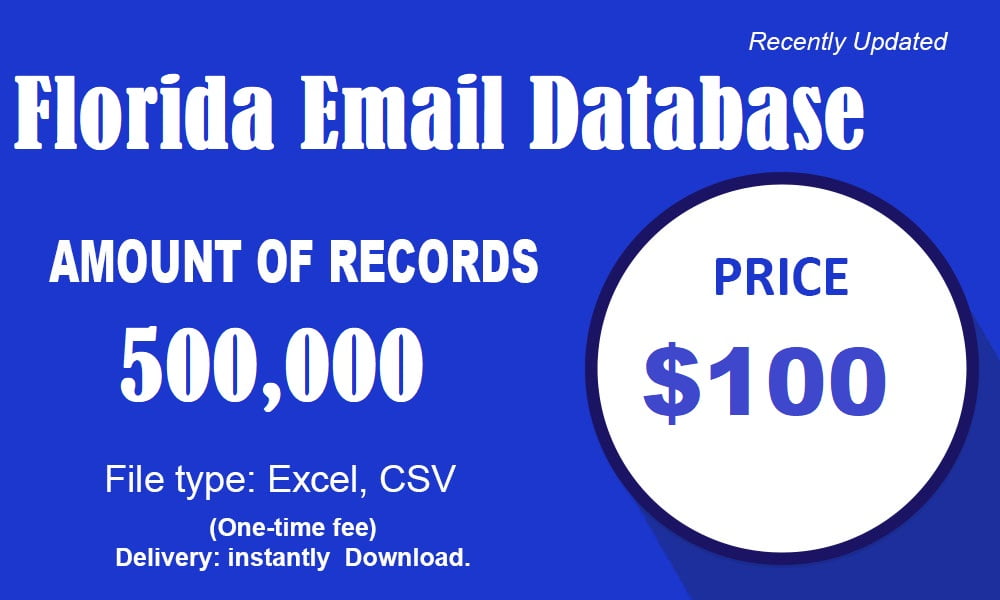 Florida Email Database