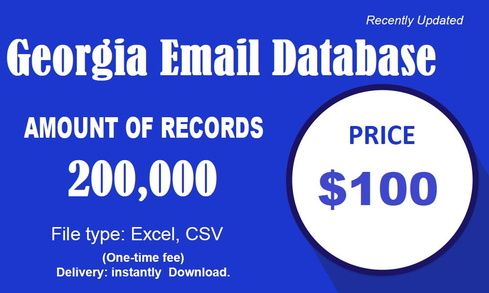 Gruzja e-mailowa baza danych