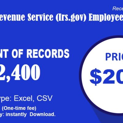 Base de données des employés de l'Internal Revenue Service (irs.gov)