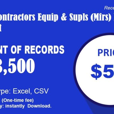 Μάρμαρο Εργολάβοι Equip & Supls (Mfrs) Λίστα ηλεκτρονικού ταχυδρομείου επιχείρησης