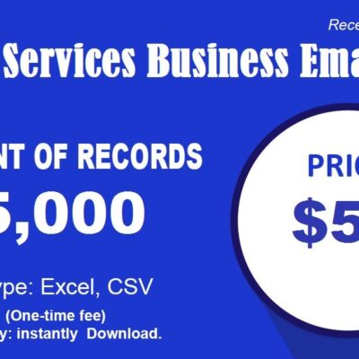 Media services business email list