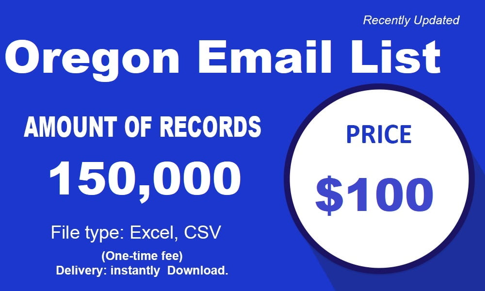 Oregon e-mail lista