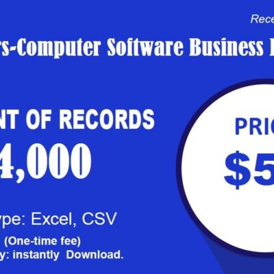 Publishers Computer Software Email List