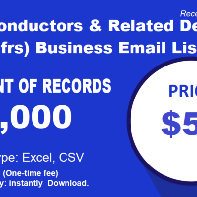 Semiconductors & Related Devices (Mfrs) Business Email List