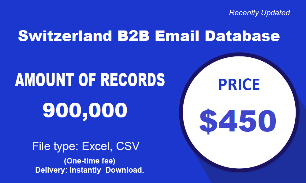 Switzerland Business Email Database