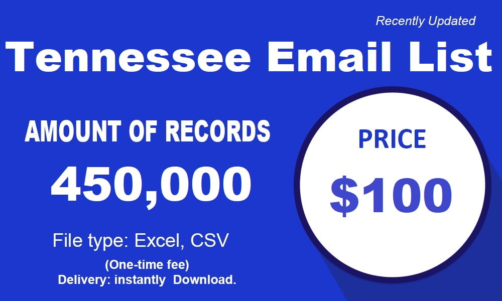 Tennessee Email List