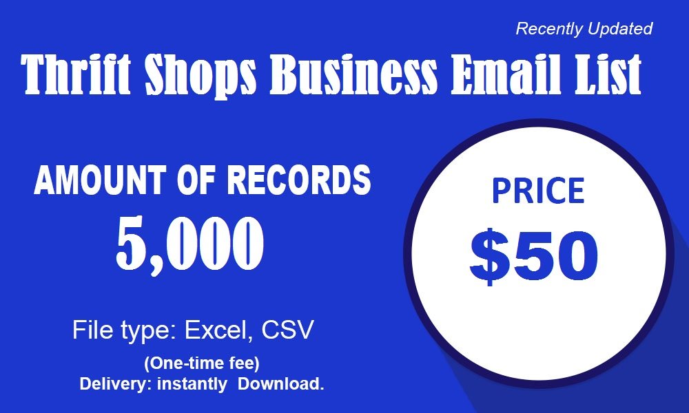 Thrift Shops Business E-postlist