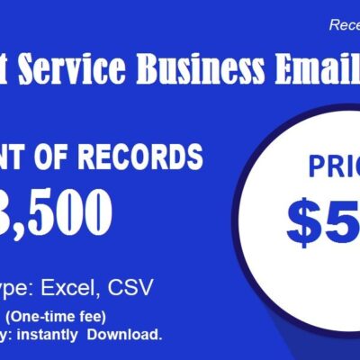 Ticket Service Business E-Mail-Liste