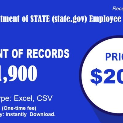अमेरिकी स्टेट विभाग (state.gov) कर्मचारी डाटाबेस