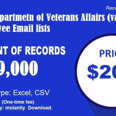 Us Departmetn of Veterans Affairs (va.gov) E-mailové seznamy zaměstnanců