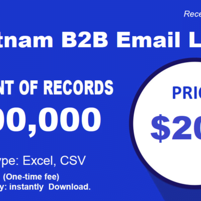 Listas de Email de Negócios do Vietnã