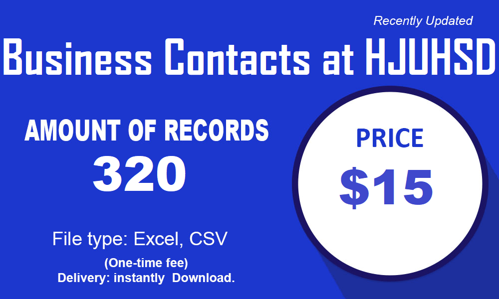Business Contacts at HJUHSD