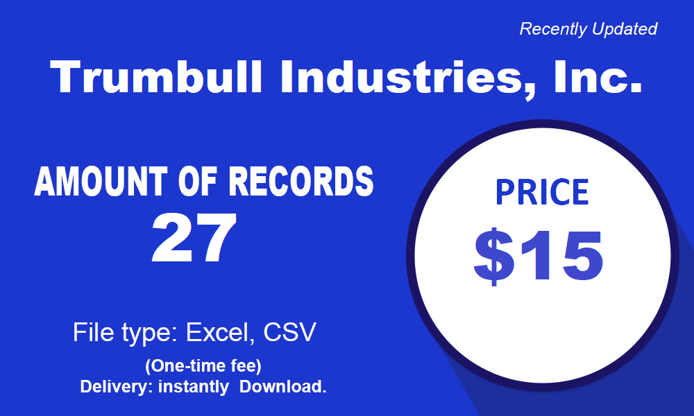 Contatos comerciais na Trumbull Industries, Inc.