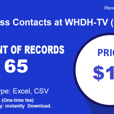 Business Contacts at WHDH-TV (NBC 7)