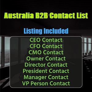 Liste de courrier électronique des entreprises en Australie