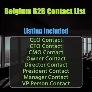 Lista de Email B2B da Bélgica