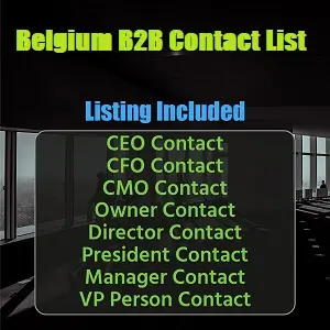 Elenco dei contatti B2B del Belgio