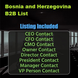 波斯尼亚和黑塞哥维那企业电子邮件列表