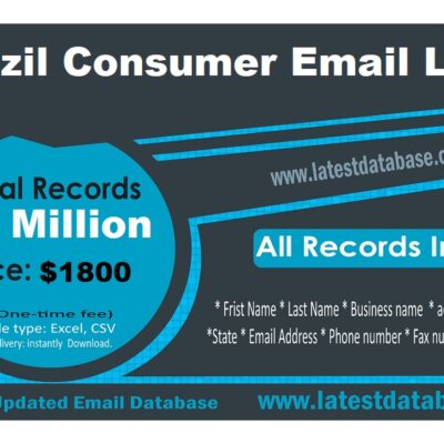Brasilien Verbraucher E-Mail-Liste