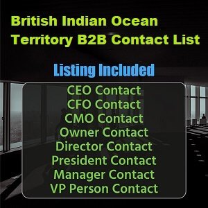 India ookeani Briti territoorium B2B kontaktiloend
