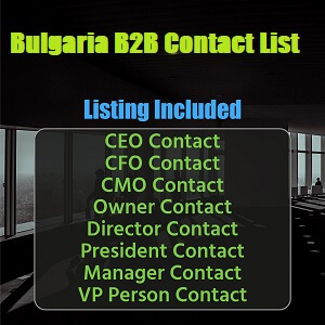 Liste B2B de Bulgarie