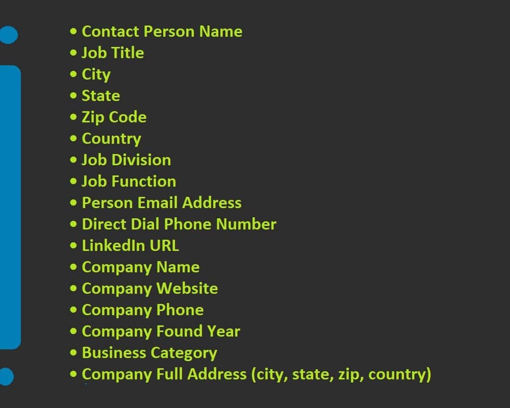 Seznam firemních e-mailů