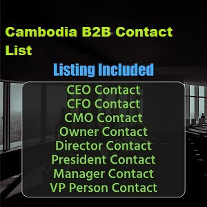 Kambodžas biznesa e-pasta saraksts