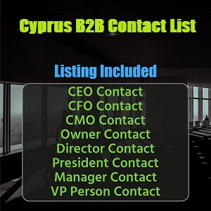 Lista de correo electrónico empresarial de Chipre