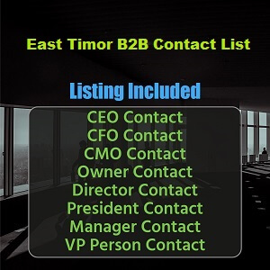 East Timor Business Email List