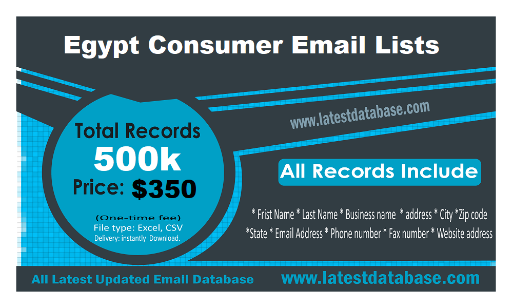 Egyiptomi e-mail lista