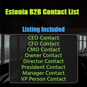 Liste de diffusion B2B de l'Estonie