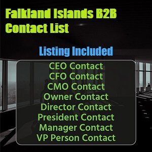 Falklandské ostrovy Seznam kontaktů B2B