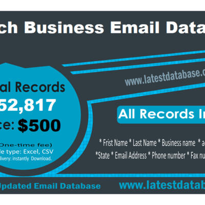 French Business Email Database