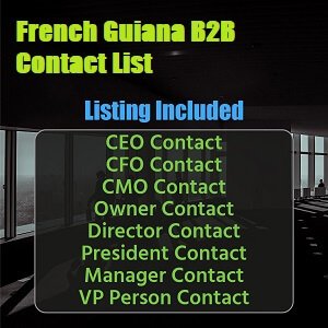 Listahan ng French Guiana B2B
