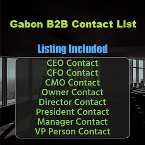 Zakelijke e-maillijst van Gabon