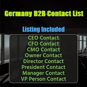 Німеччина B2B Список електронної пошти